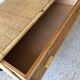 Vintage rattan chest of drawers