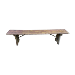 Banc de brasserie champêtre pliant