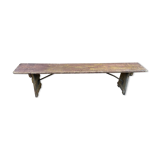 Folding country brewery bench