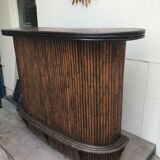 Vintage rattan bar