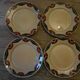 Lot de 4 assiettes Art Déco