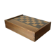 Boite de jeu dame &  backgammon en bois 1900