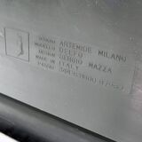 Miroir Delfo Noir par Sergio Mazza pour Artemide, 1960