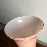 Nude milk glass table lamp | Sweden | 1960s