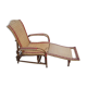 Fauteuil chaise longue en rotin