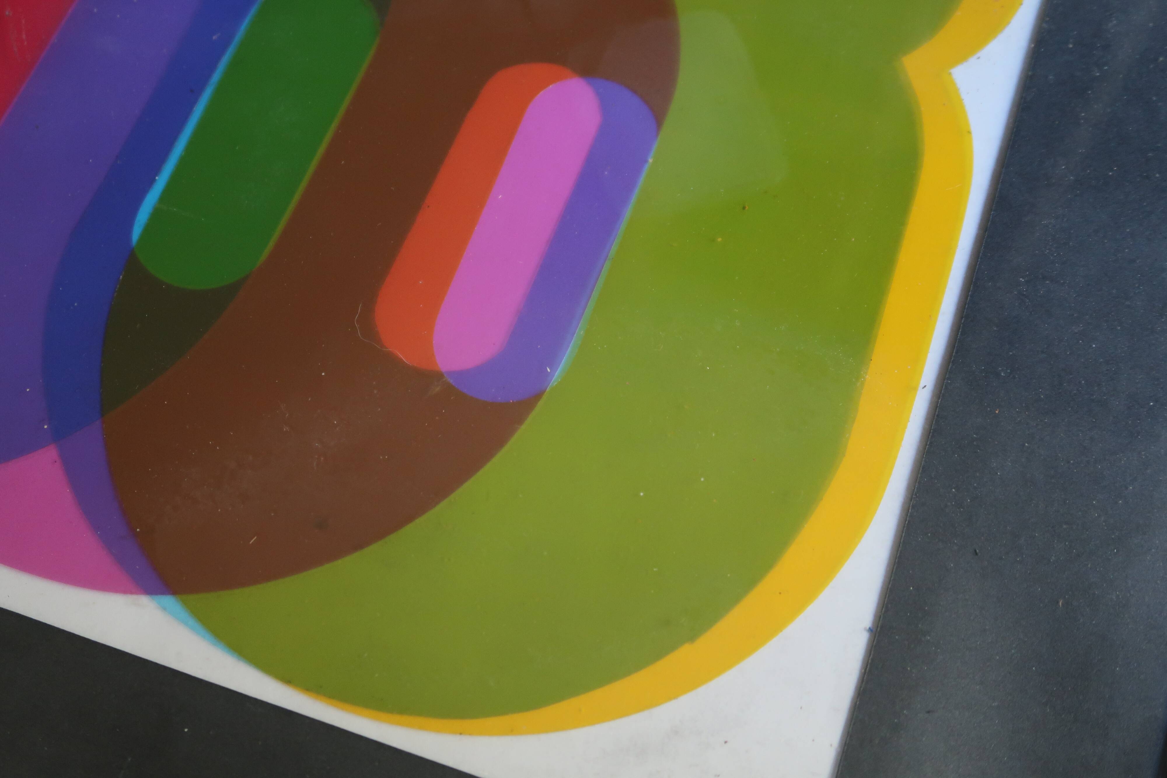 Kinetic Optical Art Painting, 1980s