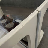 Side table on casters