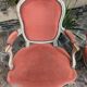 Paire de fauteuils d'époque Louis XV