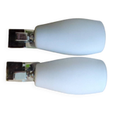 Pair of Verde Nilo wall lights 1970