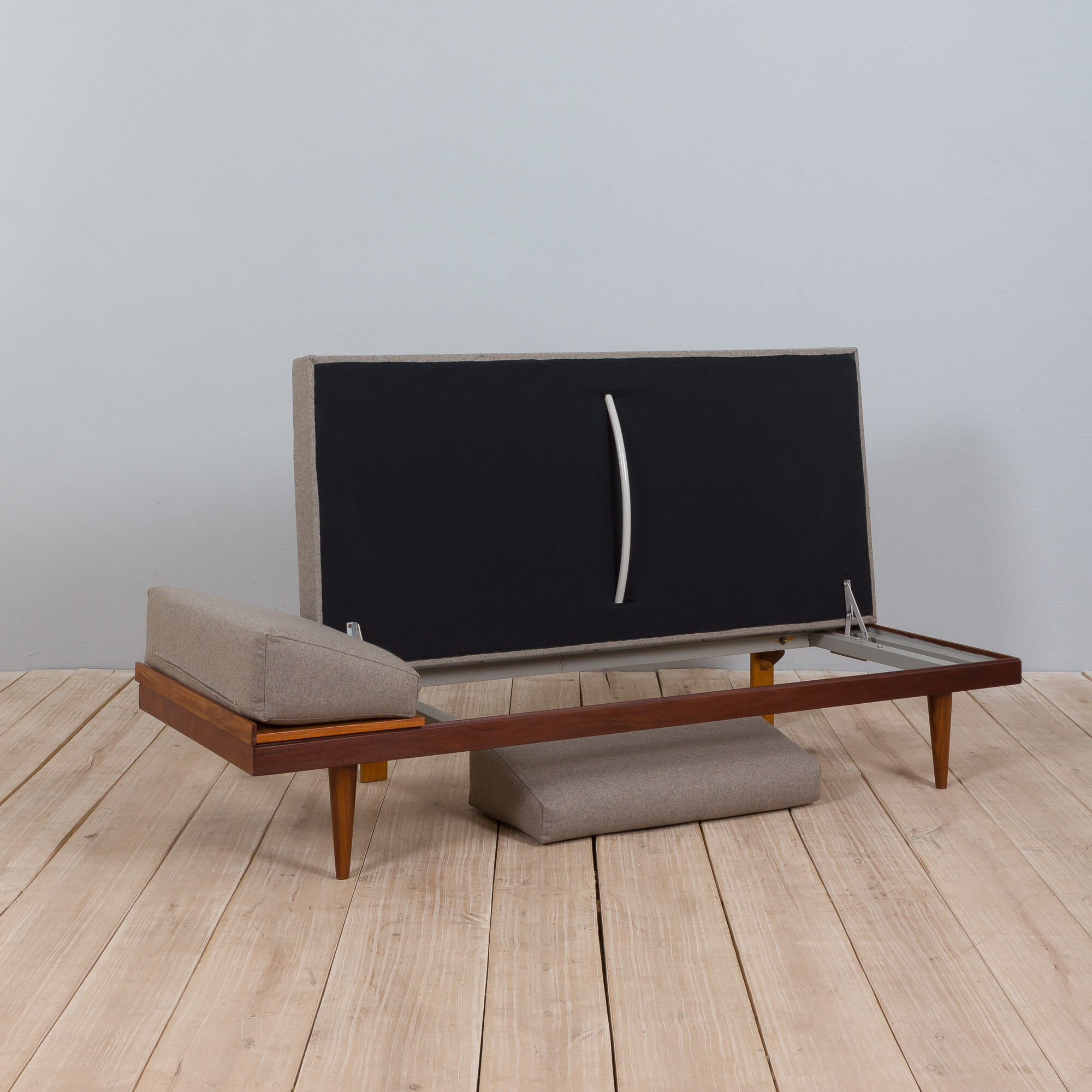 Teak Daybed Svanette With Side Table By Ingmar Relling For Swane Ekornes, 1960s
