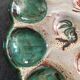 Tripod dish from the 60s for ceramic shellfish or crustaceans