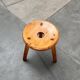 Mid-century pine sauna stool by Bertel Gardberg for Artek, 1950s.
