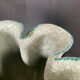 Large Italian polylobed vase by Volpi Deruta from the 1960s-70s.