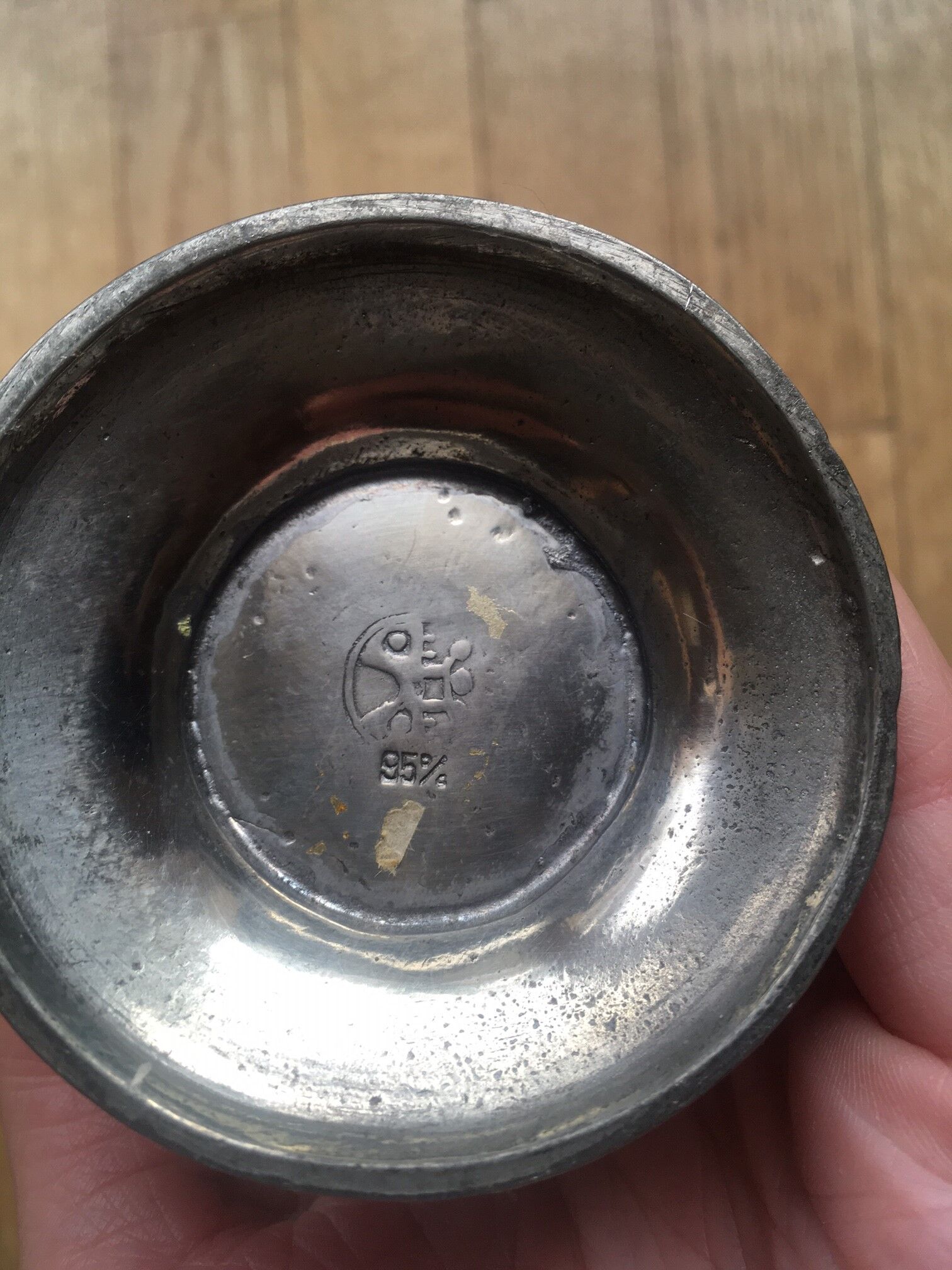 Vintage tin cup