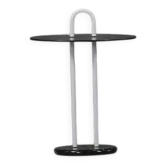 Vintage marble base coffee table by Vico Magistretti for Cattelan, Italy 1980s