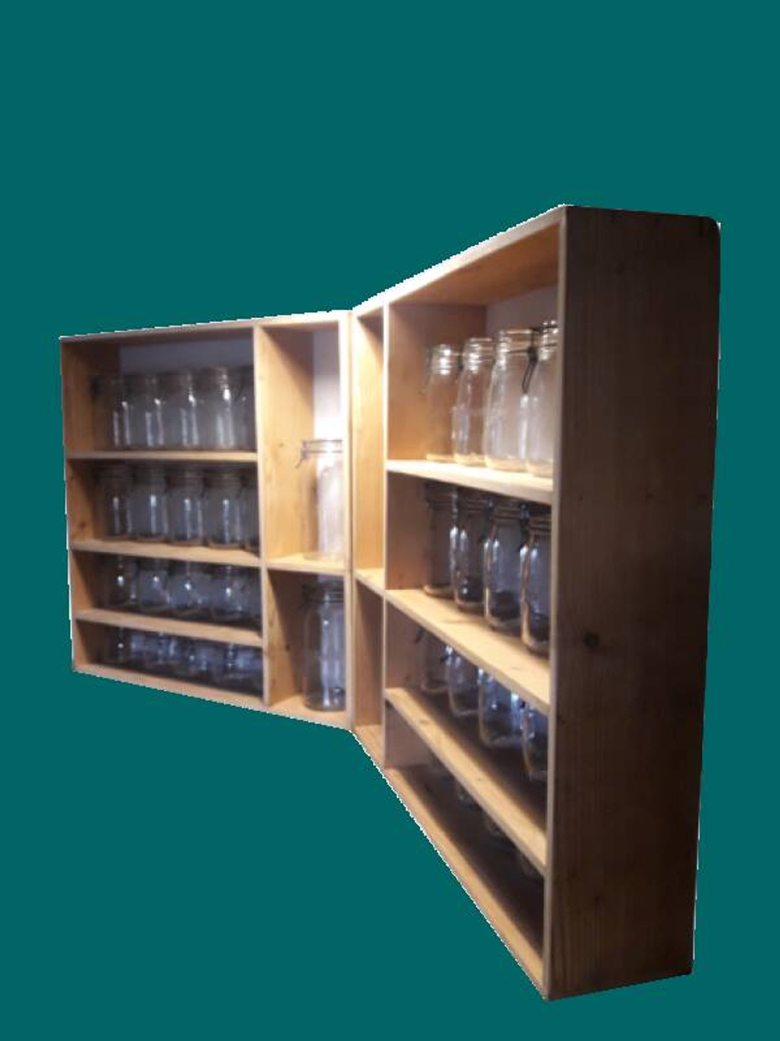Spice shelves L1.6mxH79cm