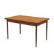 Table danoise extensible en teck, années 1970