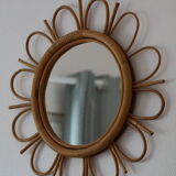 Rattan mirror flower 50cm