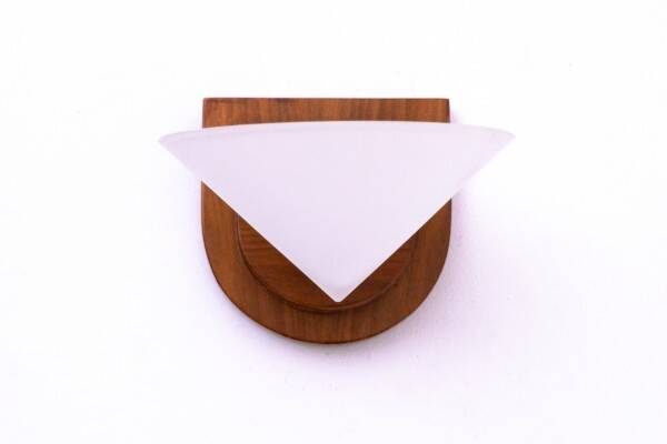 Set of four Art Deco wall lamps, Poland, 1950s.