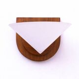 Set of four Art Deco wall lamps, Poland, 1950s.