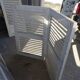 L 148 x H 123 cm wooden louvered shutters 2 swings