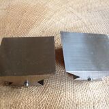 Pair of metal wall light