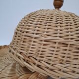 Tray and its vintage wicker bell