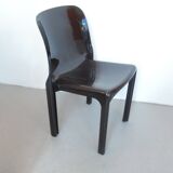 Set de 4 chaises Selene marron Magistretti Artemide