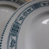 6 flat plates in iron earth Moulin des Loups model Pasteur