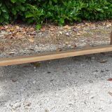 Table de ferme en chêne massif bois brut