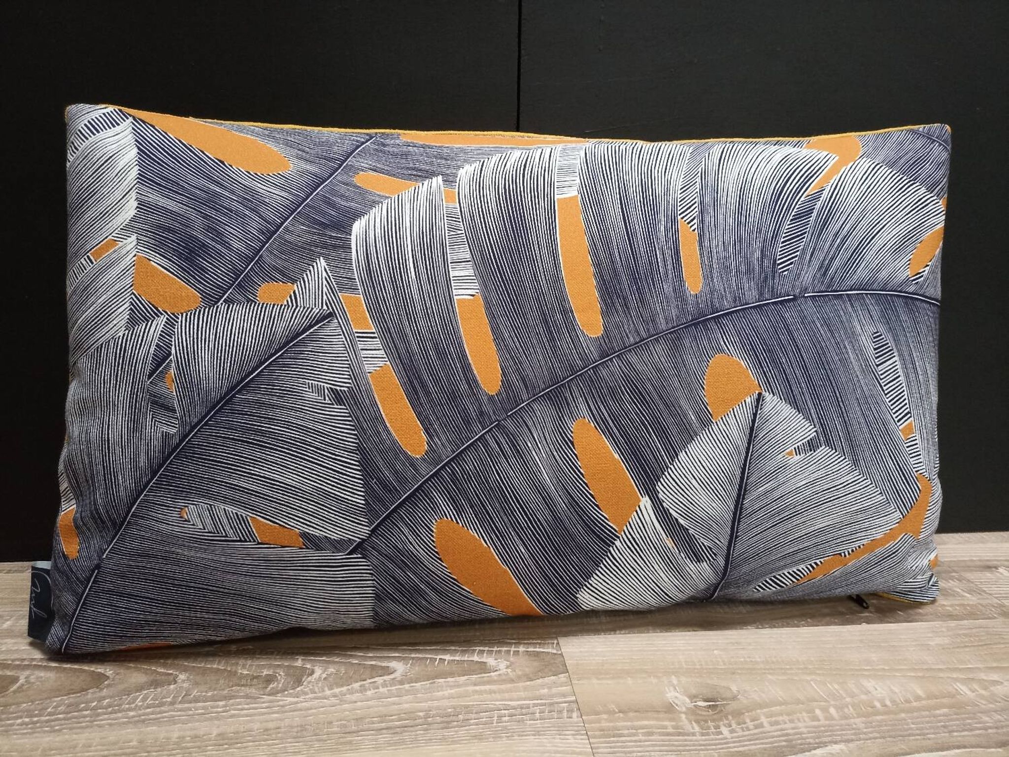 Coussin motif floral 30x50cm