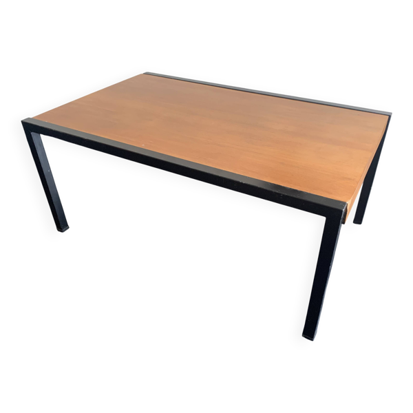 Table basse vintage 1950 Gérard Guermonprez Magnani - 80 x 50 x 35 cm