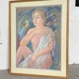 Charcoal framed portrait