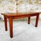 Vintage oak farmhouse coffee table, circa 1950's