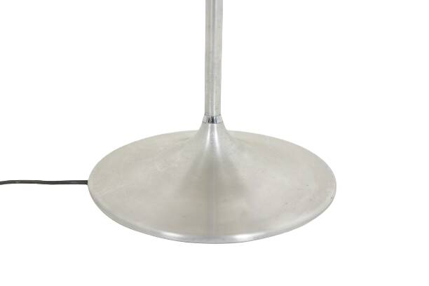 Stainless steel mushroom lamp, 1970s
