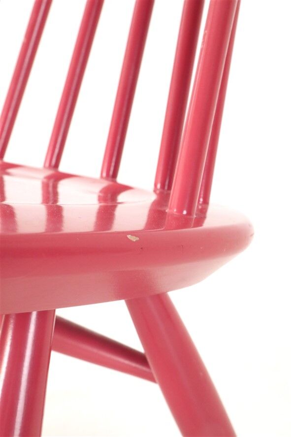 Asko / Ilmari Tapiovaara "Mademoiselle" spindle-back armchair / mid-century modern design / Finland / 1950s-60s