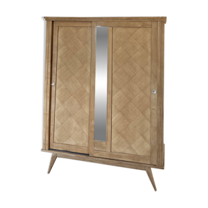 Armoire penderie vintage - brut