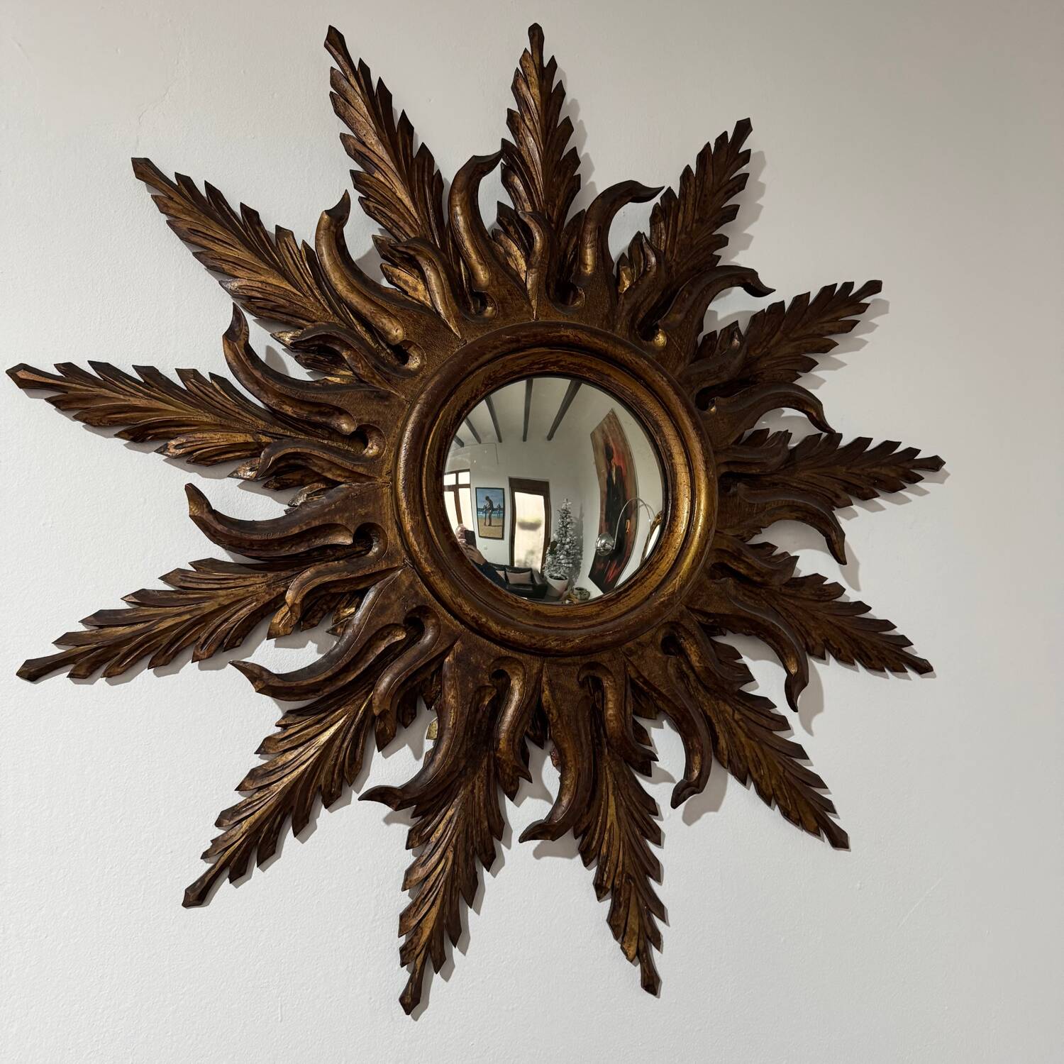 Grand Miroir Double Soleil dit de Sorcière 20’s