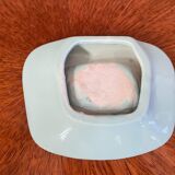 Vintage celadon water-green ceramic soap holder