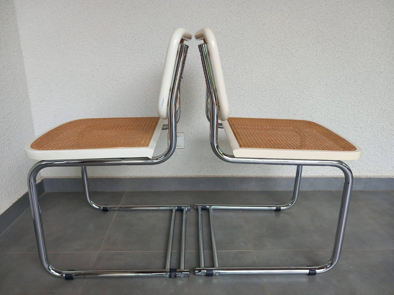 A pair of Italian chairs from the 1980s