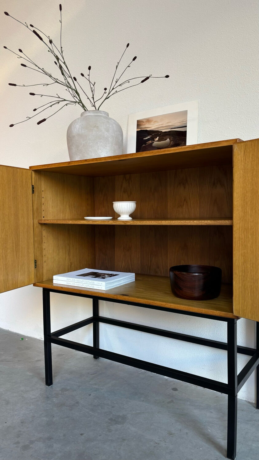 Vintage Danish cabinet oak