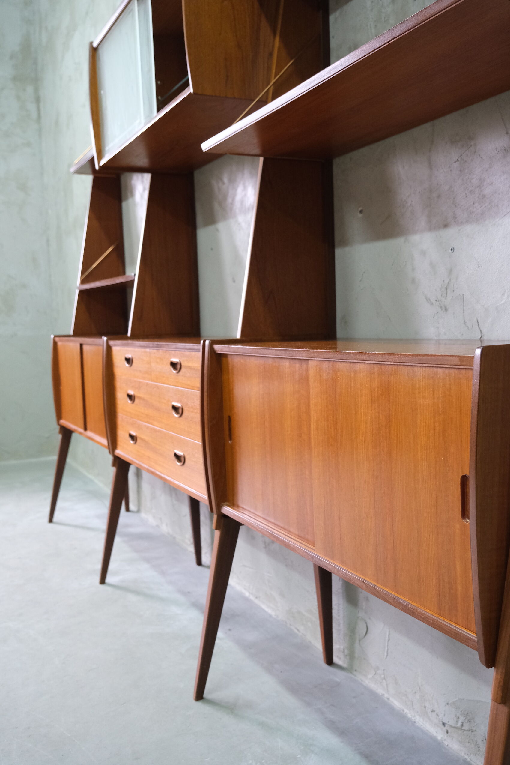 Mid Century Wall Unit by Einar Raknes, Norway 1960's