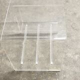 Vintage Plexiglas coffee table David Lange