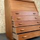 60s 70s Teak Secretary Danish Modern Desk Dyrlund Design Denmark 60s 70s