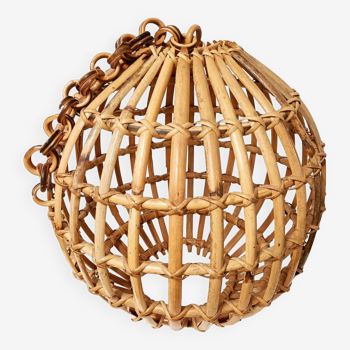 Large bamboo chandelier L.Sognot