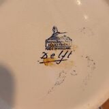 Royal Sphinx Delft blue porcelain vase with Boch lid