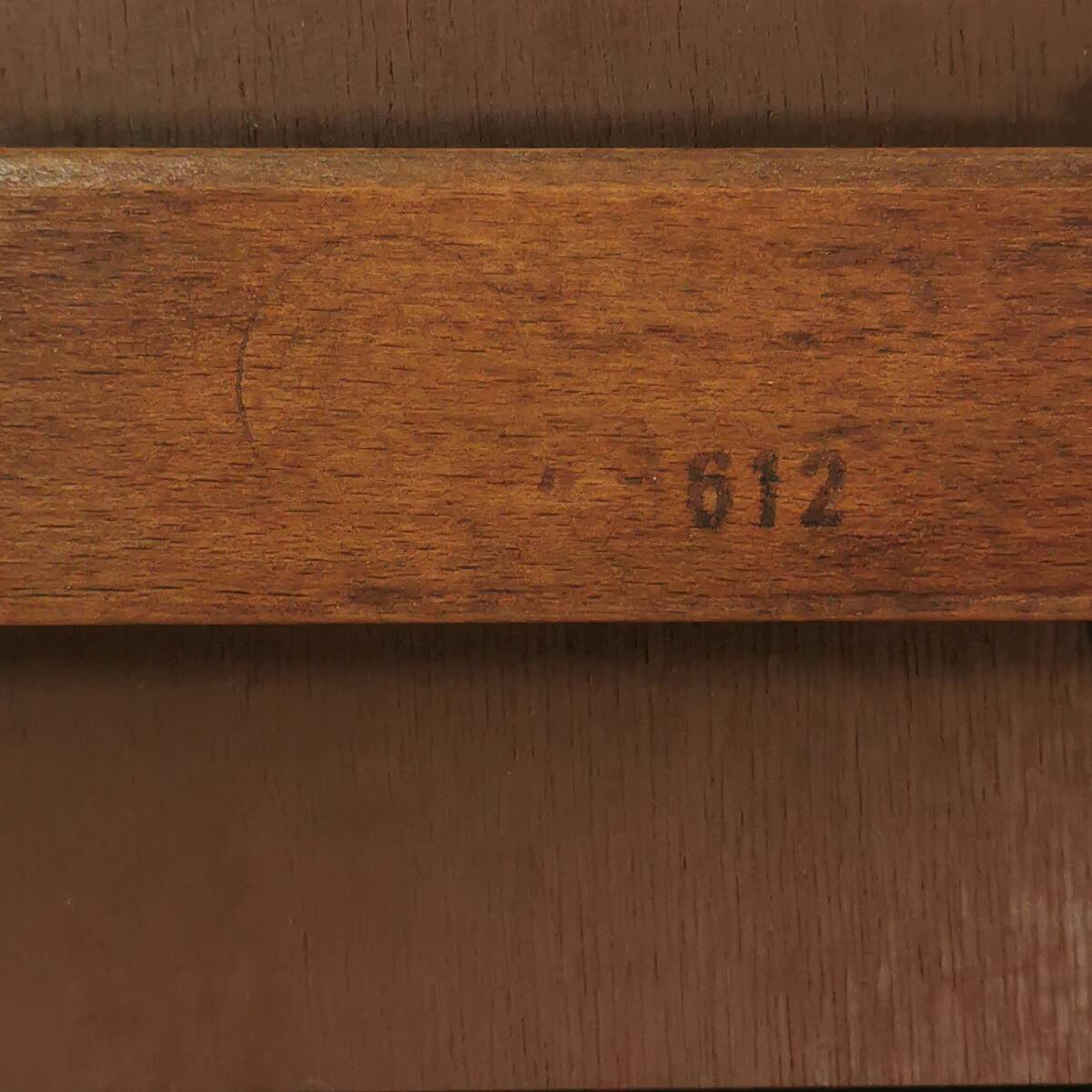 Modernist side table with newspaper rack, Ilse Mobel, Germany, 1960s.