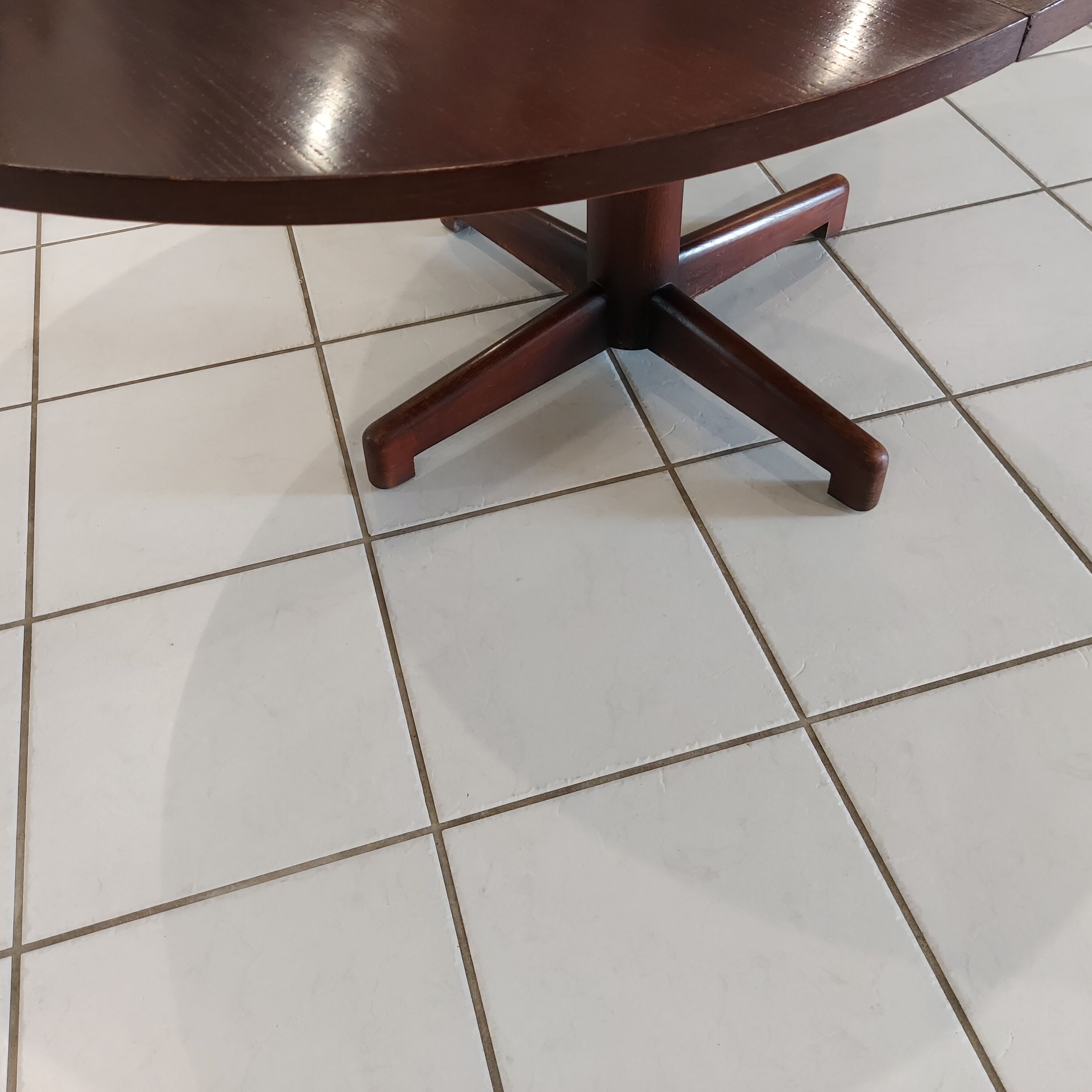 Vintage Scandinavian teak lifting coffee table 1970s