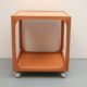 Table d'appoint cube des années 1960 en merisier, Wilhelm Renz