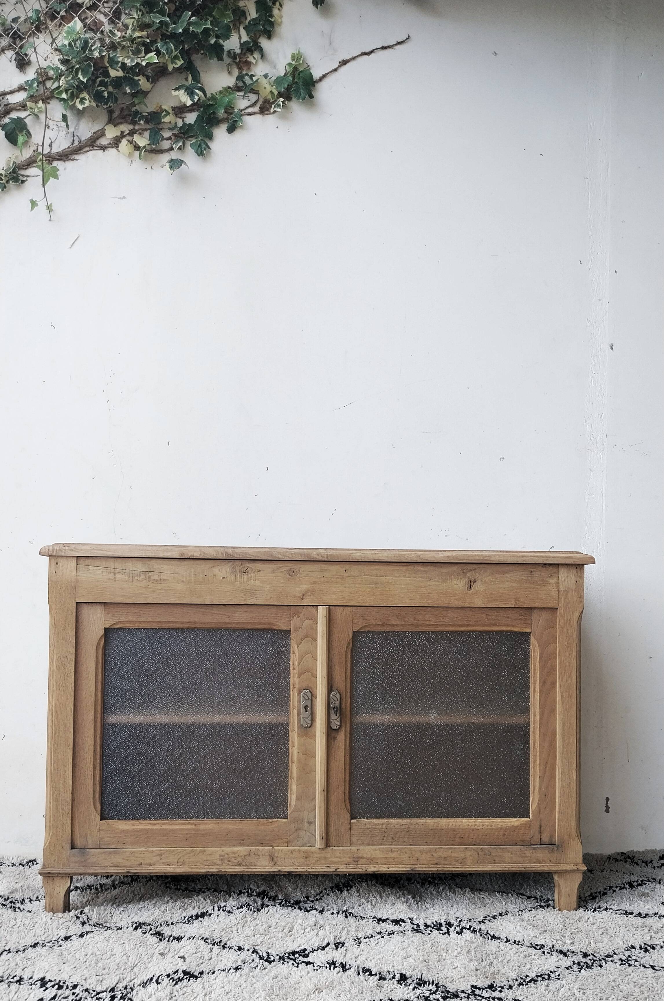 Art Deco glazed oak sideboard
